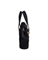 Vintage Double Ganchi 2 Way Bag, £125, Handbags, Black, Suede, Side view